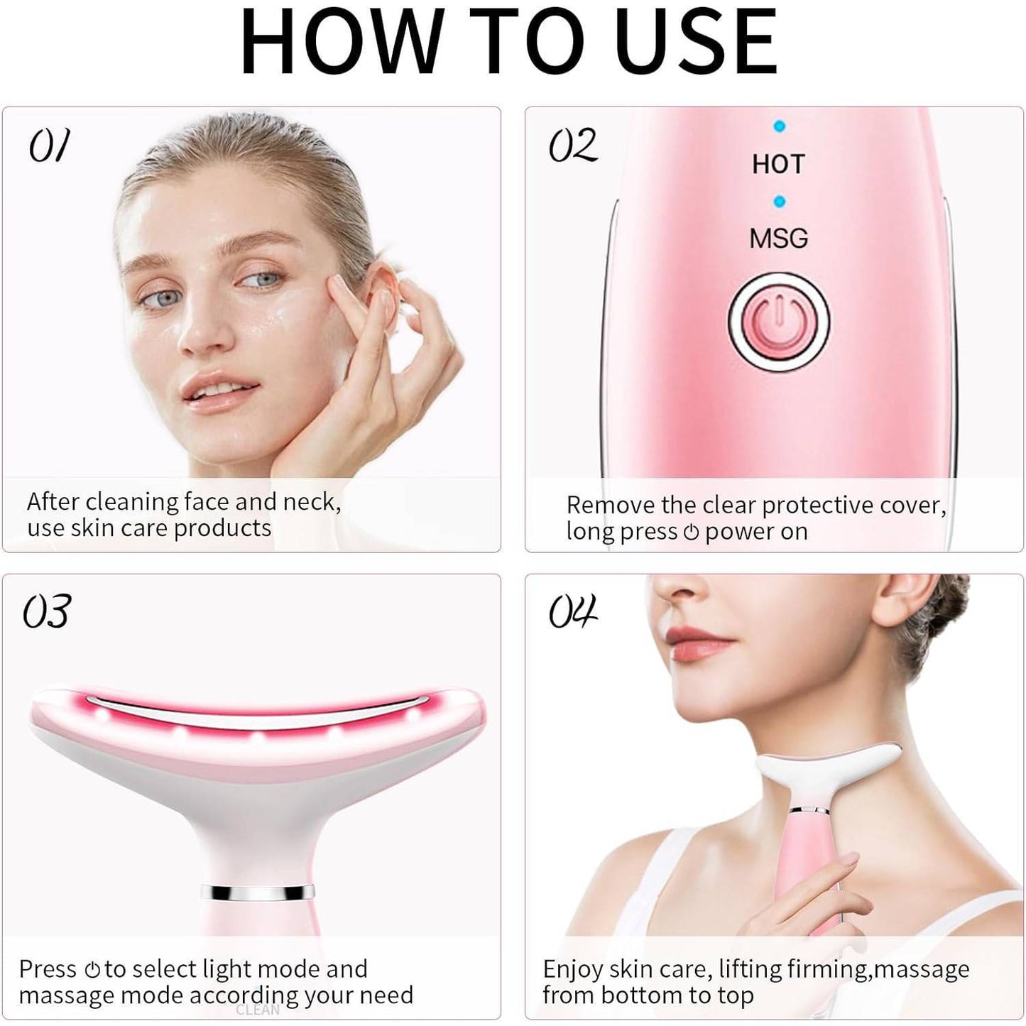 Skin Care Neck Face Massage