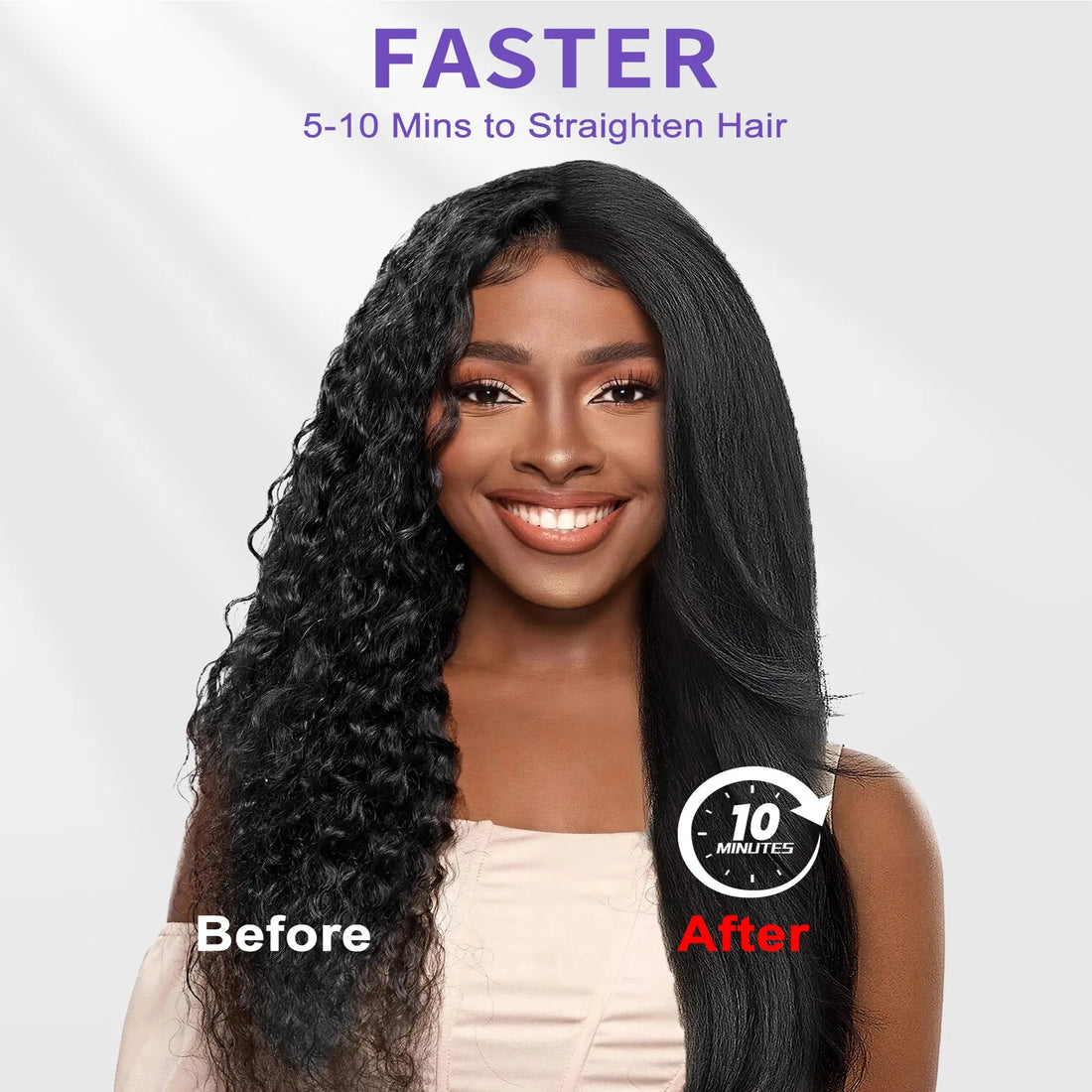 Hair Straightener Brush