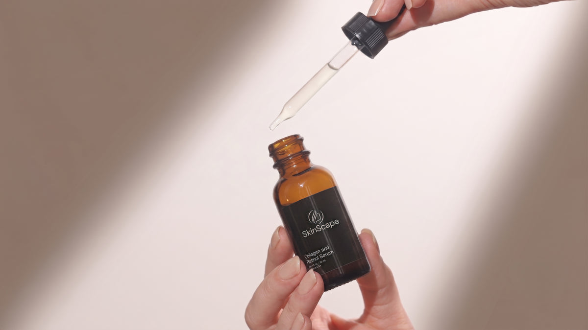 Collagen and Retinol Serum, angle 3