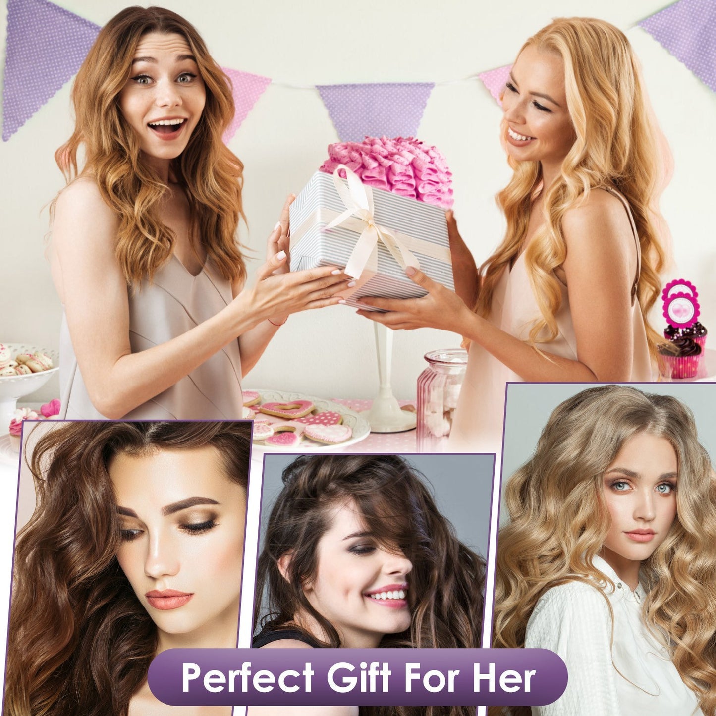 Ceramic Hair Iron Curling Waver