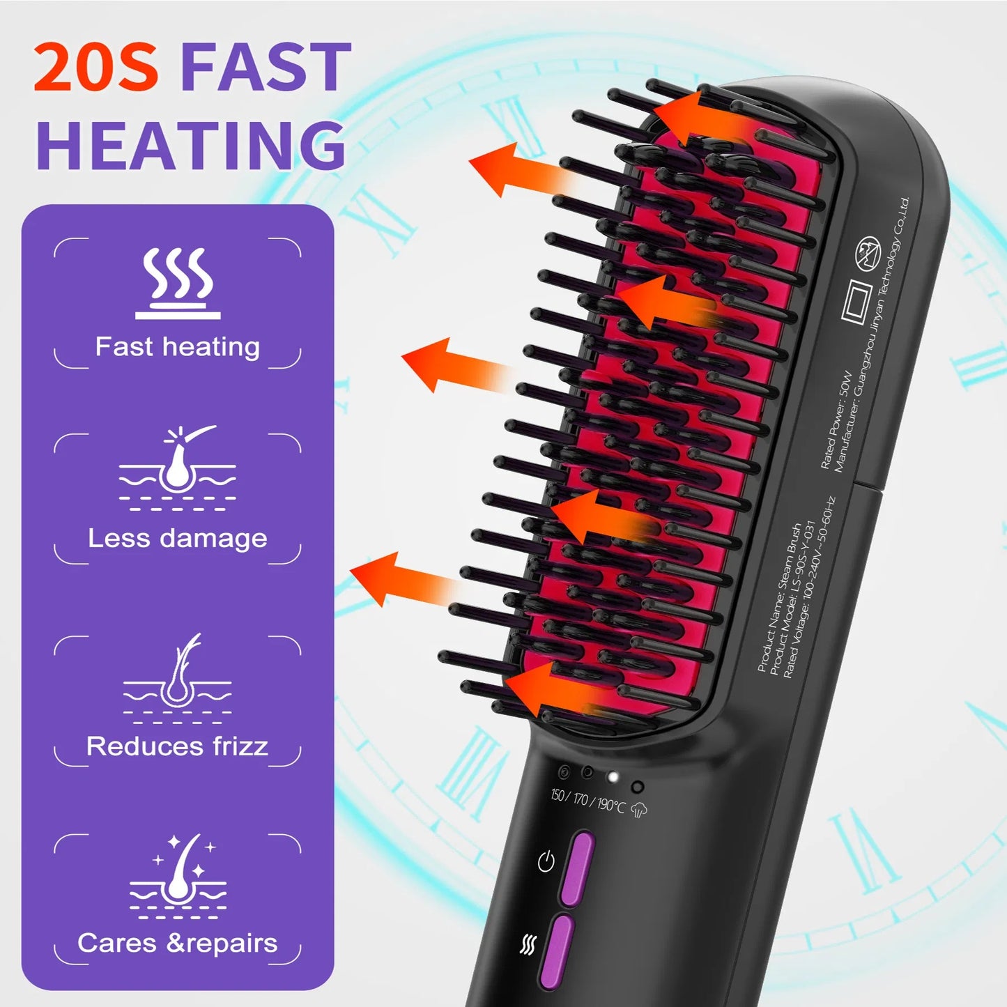 Hair Straightener Brush