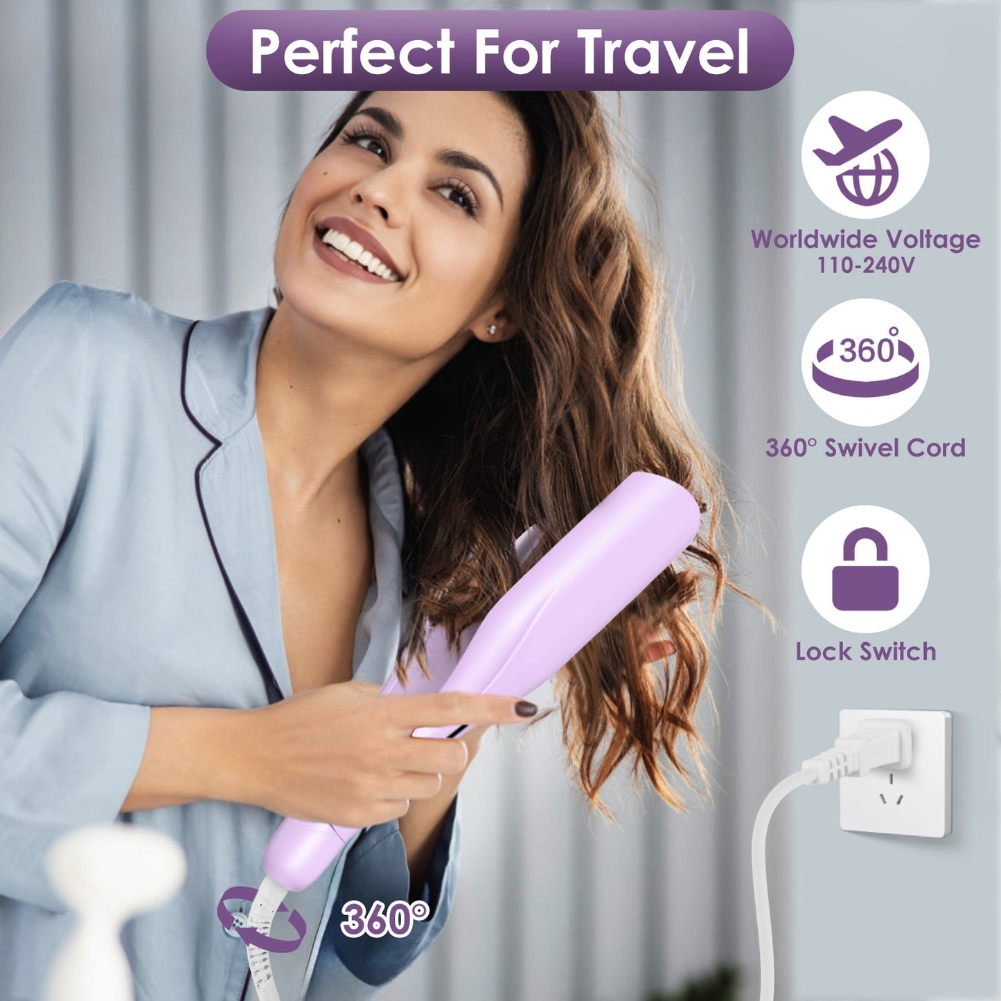 Ceramic Hair Iron Curling Waver