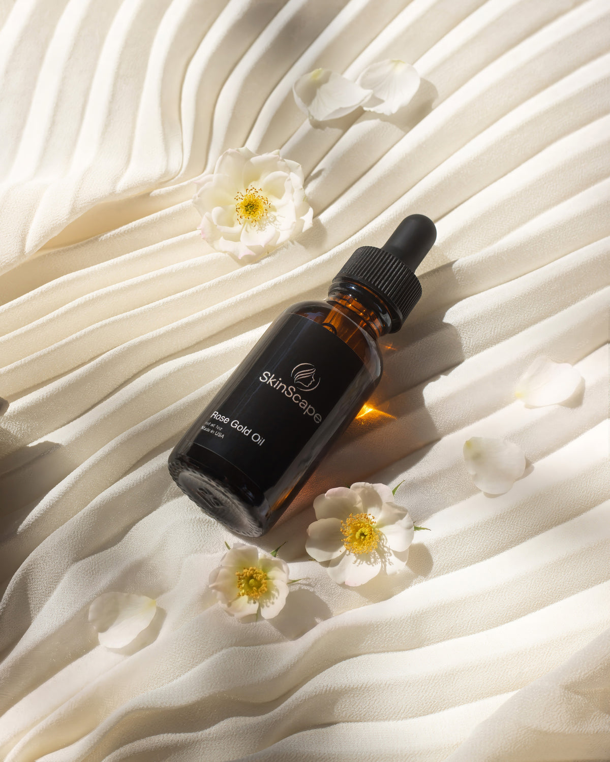 Anti-Aging Rose Gold Facial Oil 1 fl oz / 30ml, angle 6