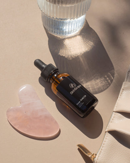 Anti-Aging Rose Gold Facial Oil 1 fl oz / 30ml, angle 8