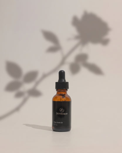 Anti-Aging Rose Gold Facial Oil 1 fl oz / 30ml, angle 9