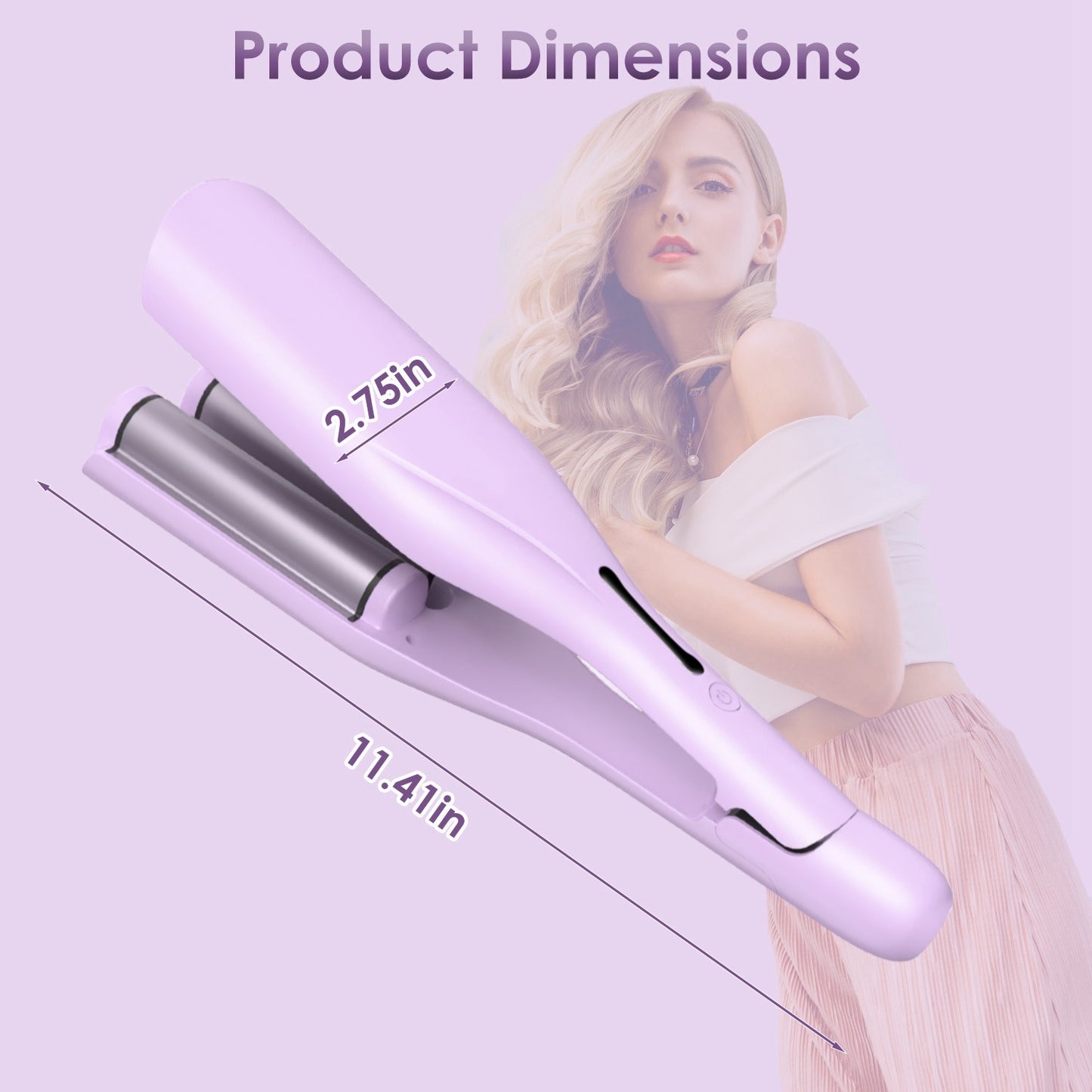 Ceramic Hair Iron Curling Waver
